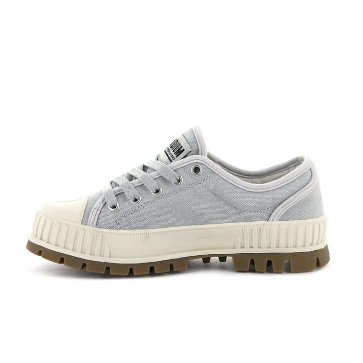 Palladium Pallashock OG Women's Oxfords Shoes Light Grey | UK D179-POH